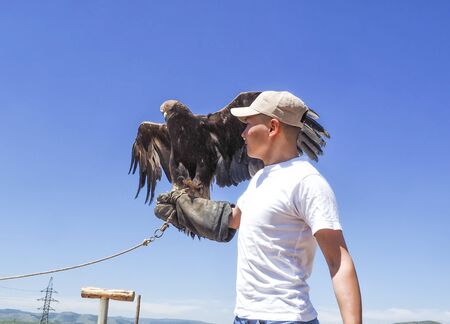 9th July, 2019: Mongolian Eagle Portrait at Mongolia