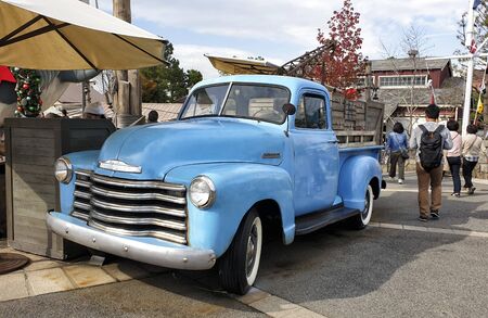 Osaka, Japan - November 18th, 2019: Universal Studios Theme Park: Jaws Amity Village Carのeditorial素材