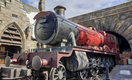 Osaka, Japan - November 18th, 2019: Universal Studios Theme Park: The  wizarding world of Harry Potterのeditorial素材