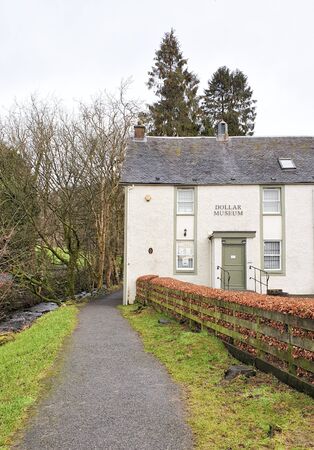 Dollar Museum at Dollar Glen Circuit in Scotland, UKのeditorial素材