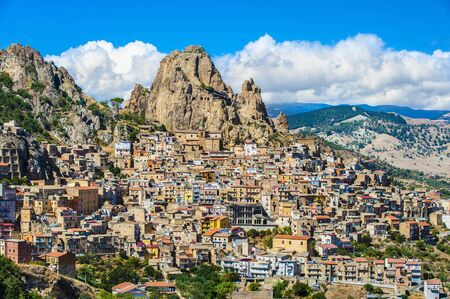 Gagliano Castelferrato Sicilyの写真素材