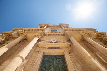 Baroque cathedral of Noto Syracuseのeditorial素材
