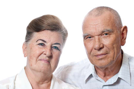 Portrait of an elderly coupleの写真素材
