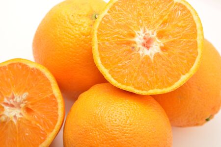 fresh orange fruitの写真素材
