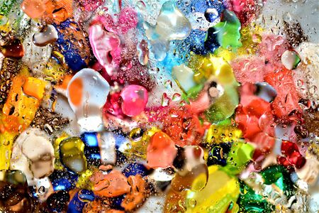 drops of water for colorful backgrounds