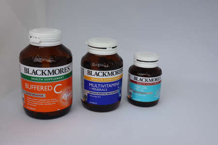 Johor, Malaysia-July 20, 2021: Blackmores is one of the most trusted brand in vitamin, mineral and nutritious supplements.のeditorial素材