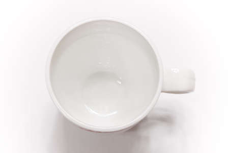 a china cup on a white backgroundの写真素材