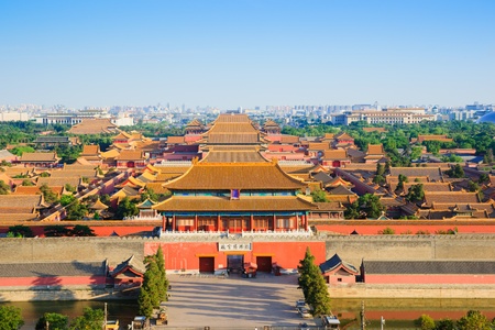 the Forbidden City of Beijing,Chinaのeditorial素材