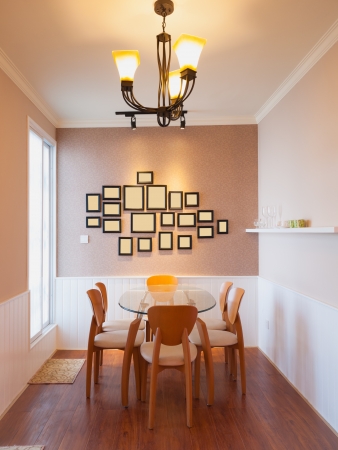 modern dining roomの写真素材