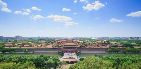 the Forbidden City was built in 1420,it remain intact through the Ming and Qing dynasty.Both in Ming and Qing dynasty,the emperors lived in Forbidden City and managered this country.It is included in the UNESCO world heritage list in 1987,is  the best preのeditorial素材