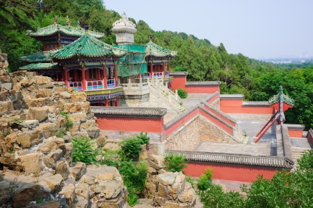 Buddhist structure in Summer Palaceのeditorial素材