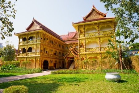 Thai Buddhist traditional palace in Xishuangbanna,Chinaのeditorial素材