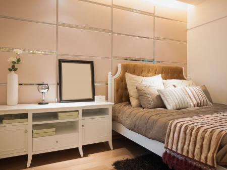 modern bedroomの写真素材