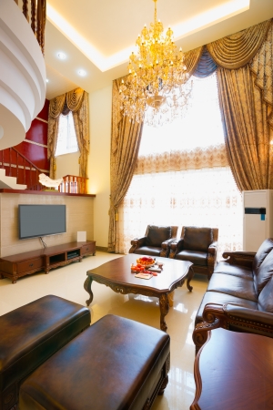 the luxury living roomの写真素材