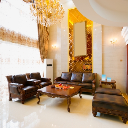 the luxury living roomの写真素材