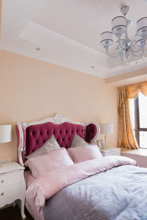 the bedroom with nice furniture