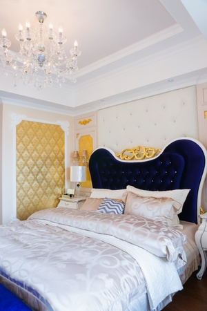the luxury bedroom with nice decorationの写真素材