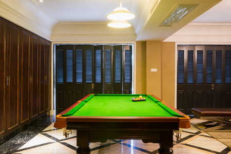 pool room in a club
