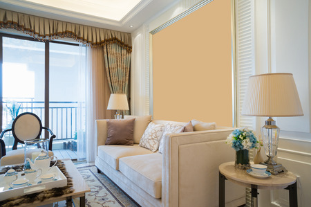 luxury home inteior with nice decorationの写真素材