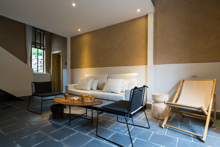 house interior with nice decorationの写真素材