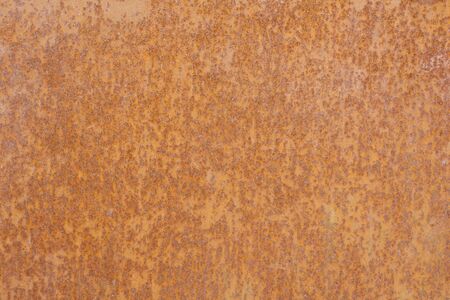 Rusty metal sheet of brown yellow colorの写真素材