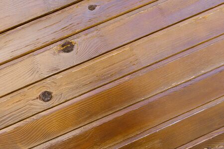 Old wooden background trailer on the wallの写真素材