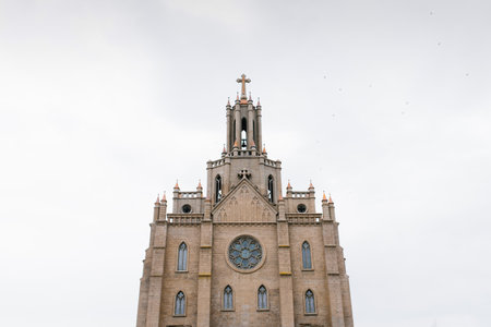 Tashkent, Uzbekistan. November 2021. Roman Catholic Church of the Sacred Heart of Jesusのeditorial素材