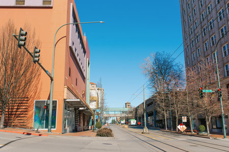 Tacoma, Washington, USA. March 2021のeditorial素材