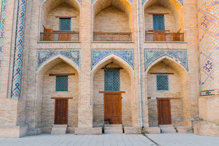 Tashkent, Uzbekistan. November 2021. Traditional Kukeldash Madrasahのeditorial素材