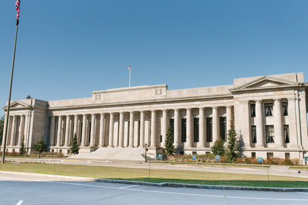Olympia USA. March 2021. Washington State Temple of Justice on a sunny dayのeditorial素材