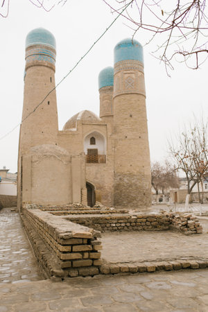 Bukhara, Uzbekistan. December 2022 Madrasah Chor Minorのeditorial素材