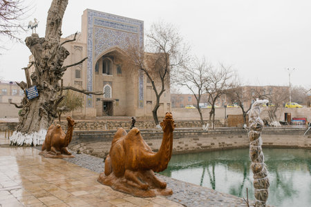 Bukhara, Uzbekistan. December 2022のeditorial素材