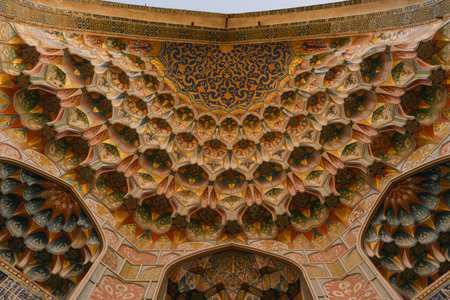 Bukhara, Uzbekistan. December 2022. Abdulaziz Khan Madrasah on a sunny dayのeditorial素材