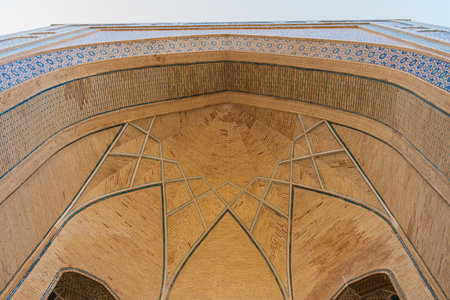 Bukhara, Uzbekistan. December 2022. Portal to the Kalyan Mosqueのeditorial素材