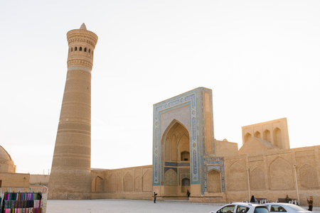 Bukhara, Uzbekistan. December 2022. Kalyan Minaret and Mosqueのeditorial素材