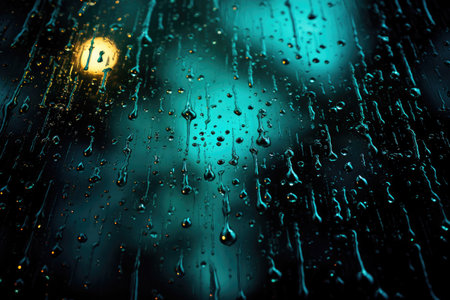 Raindrops on the glass close-upの素材