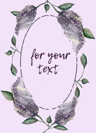 vitage flower frameのイラスト素材