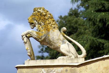 lion statueの写真素材
