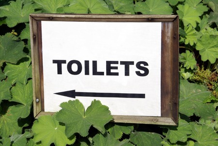 Toilets sign