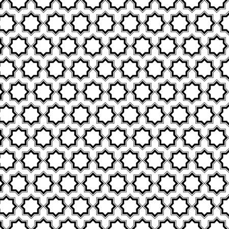 islamic abstract ornament pattern design used for print and fashion design oriental geometric pattern.のイラスト素材