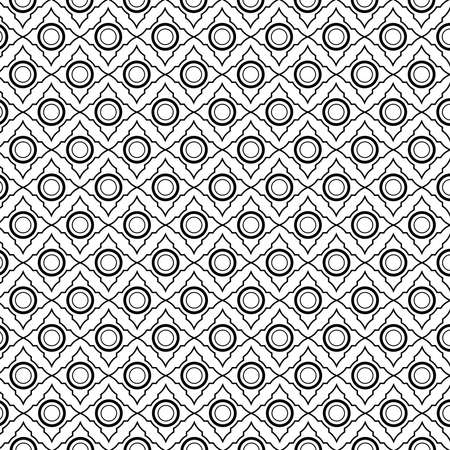 islamic abstract ornament pattern design used for print and fashion design oriental geometric pattern.のイラスト素材
