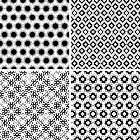 Background with seamless pattern in arabic style decorative vector.のイラスト素材