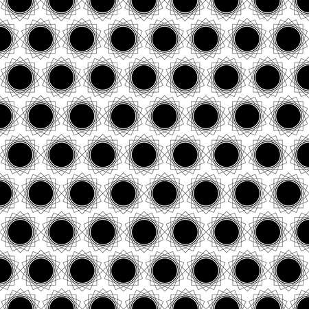 Background with seamless pattern in arabic style decorative vector.のイラスト素材