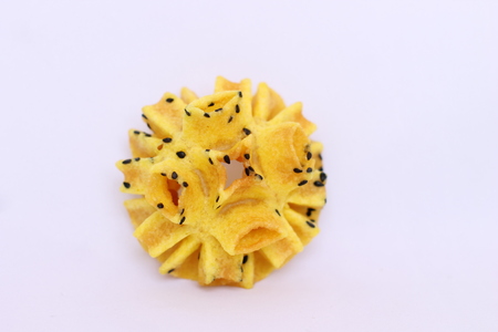 Cookie on White boardの写真素材