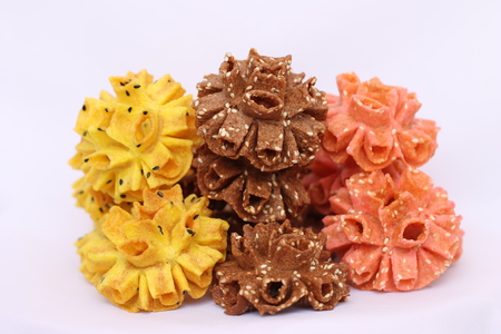 Cookie on White boardの写真素材