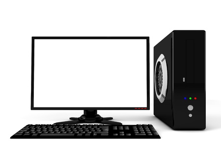 Desktop computer の写真素材
