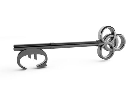 euro keyの写真素材