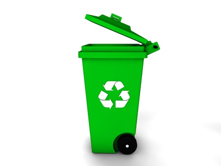 3d recycle binの写真素材