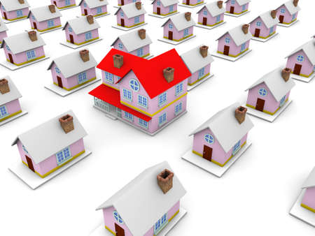 3d home isolated on white background の写真素材