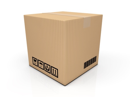 cardboard boxの写真素材